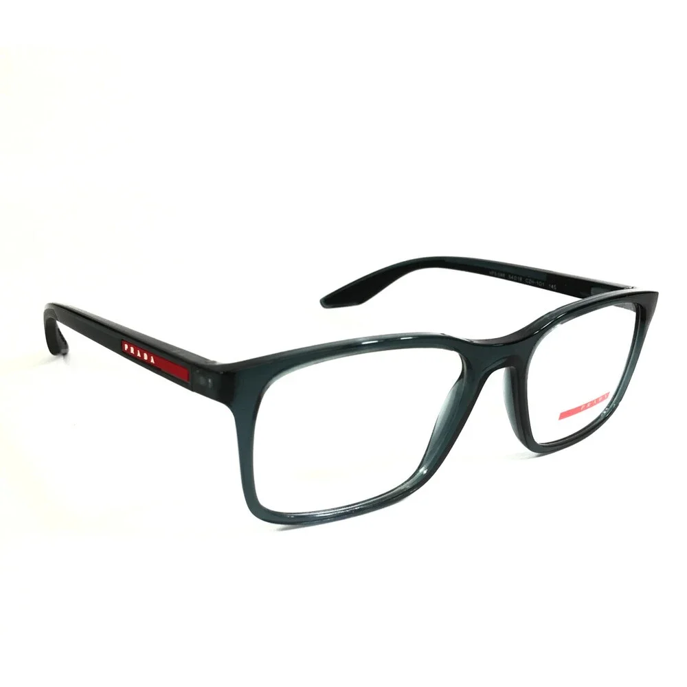 Prada Linea Rossa Eyeglasses Frames VPS08R CZH-1O1 Transparent Azure 54-18-145